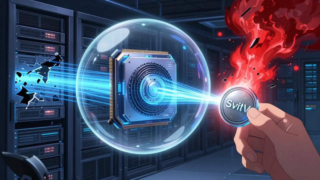 GPU mit FlashAttention-3-Bubble, die Rechenlast reduziert, während andere Modelle zerfallen.