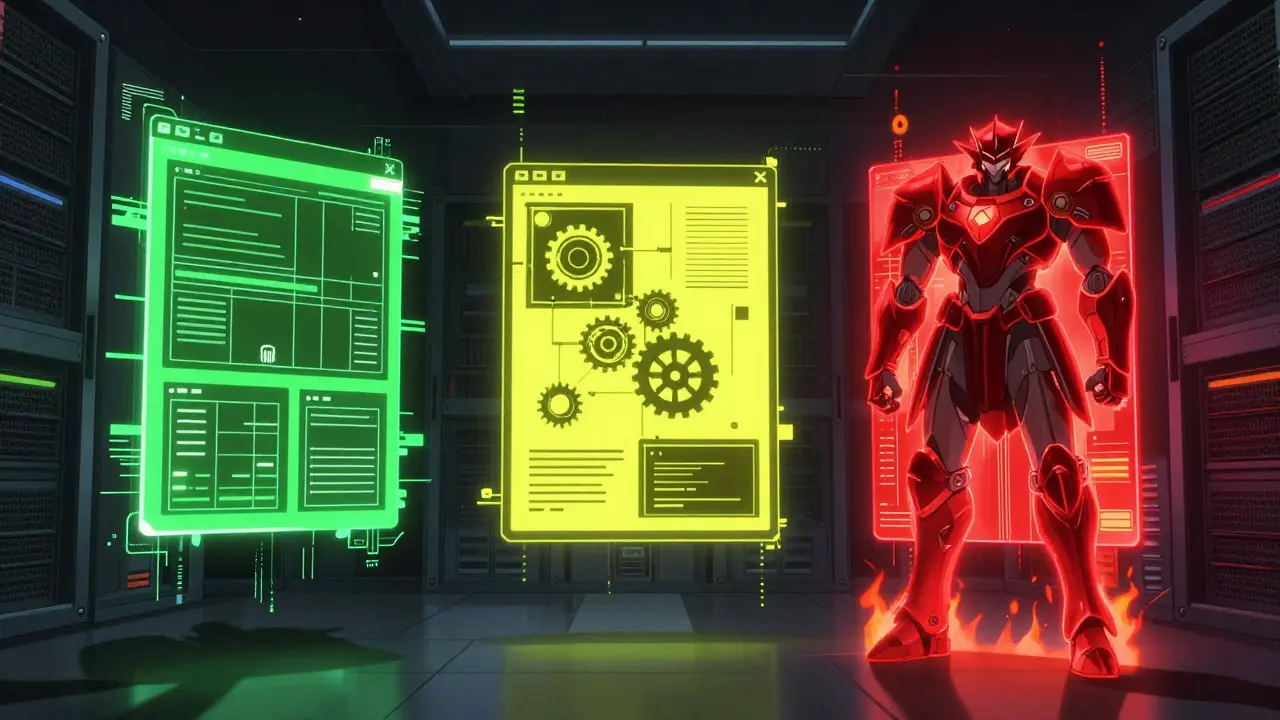 Risikobasierte App-Kategorien: Prototypen, interne Tools und externe Produkte