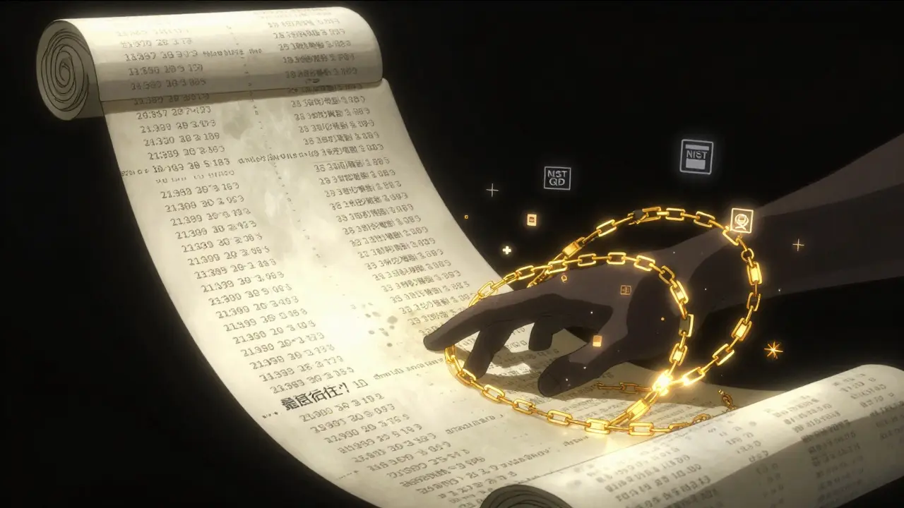 Ein digitaler Audit-Trail mit verschlüsselten Hash-Ketten reformiert sich, nachdem jemand versucht, ihn zu löschen.