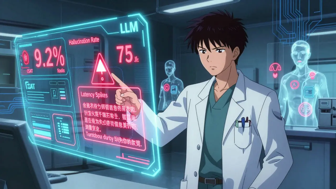 KPIs und Dashboards zur Überwachung der Gesundheit von Large Language Models